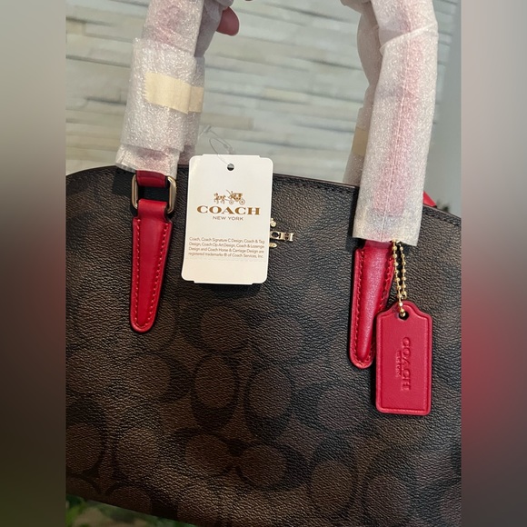 COACH Mini Sage Caryall Shoulder Bag/Crossbody Bag - Picture 5 of 9